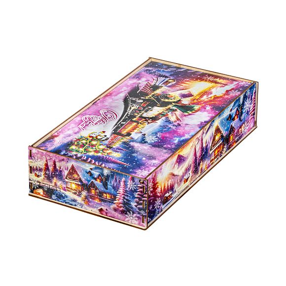 Сладкий новогодний подарок Снежный экспресс