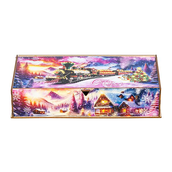 Сладкий новогодний подарок Снежный экспресс